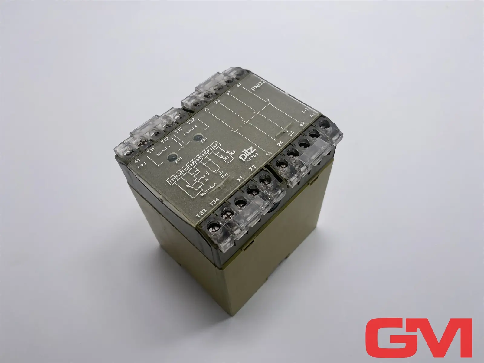 Produktfoto 1 von PILZ Sicherheitsrelais 474695 Not Aus Relais safety relay PNOZ 24VDC 3S 1Ö