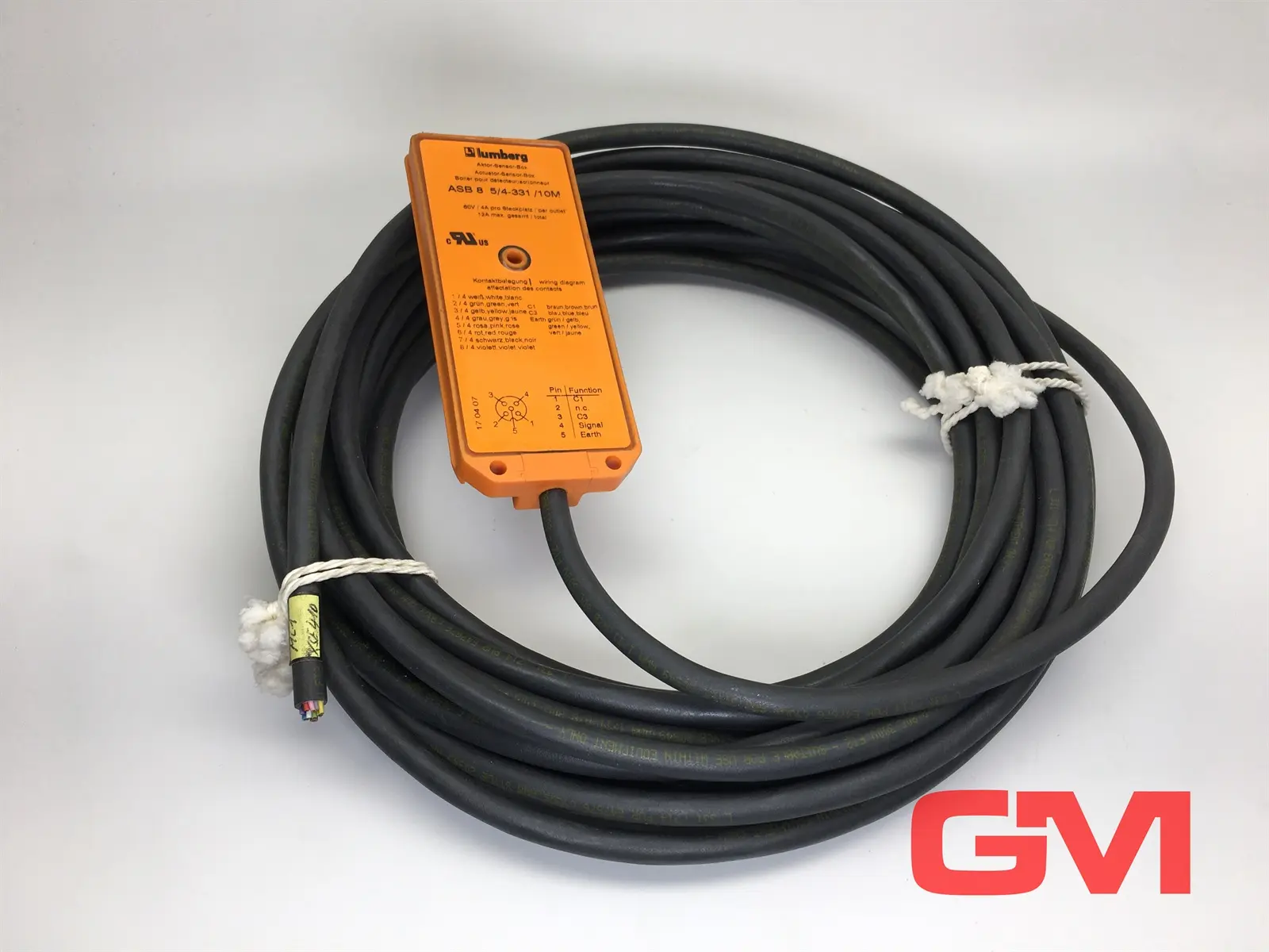 Produktfoto 1 von Lumberg Automation Aktor-Sensor-Box ASB 85 /4-331 /10M Sensorkabel Sensor Box