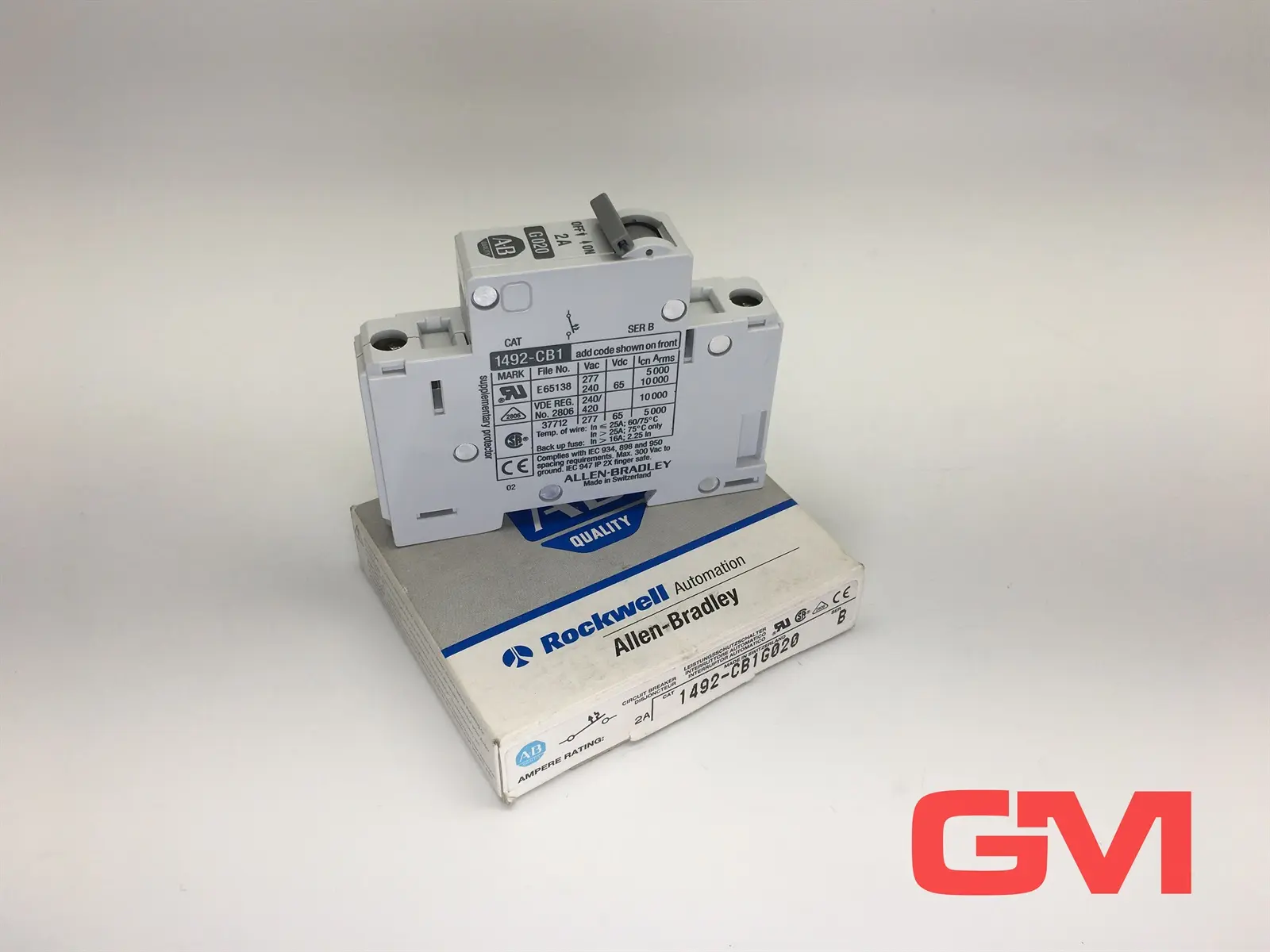 Produktfoto 1 von Allen-Bradley Leistungsschalter 1492-CB1G020 Power Circuit Relay Module 2A Ser B