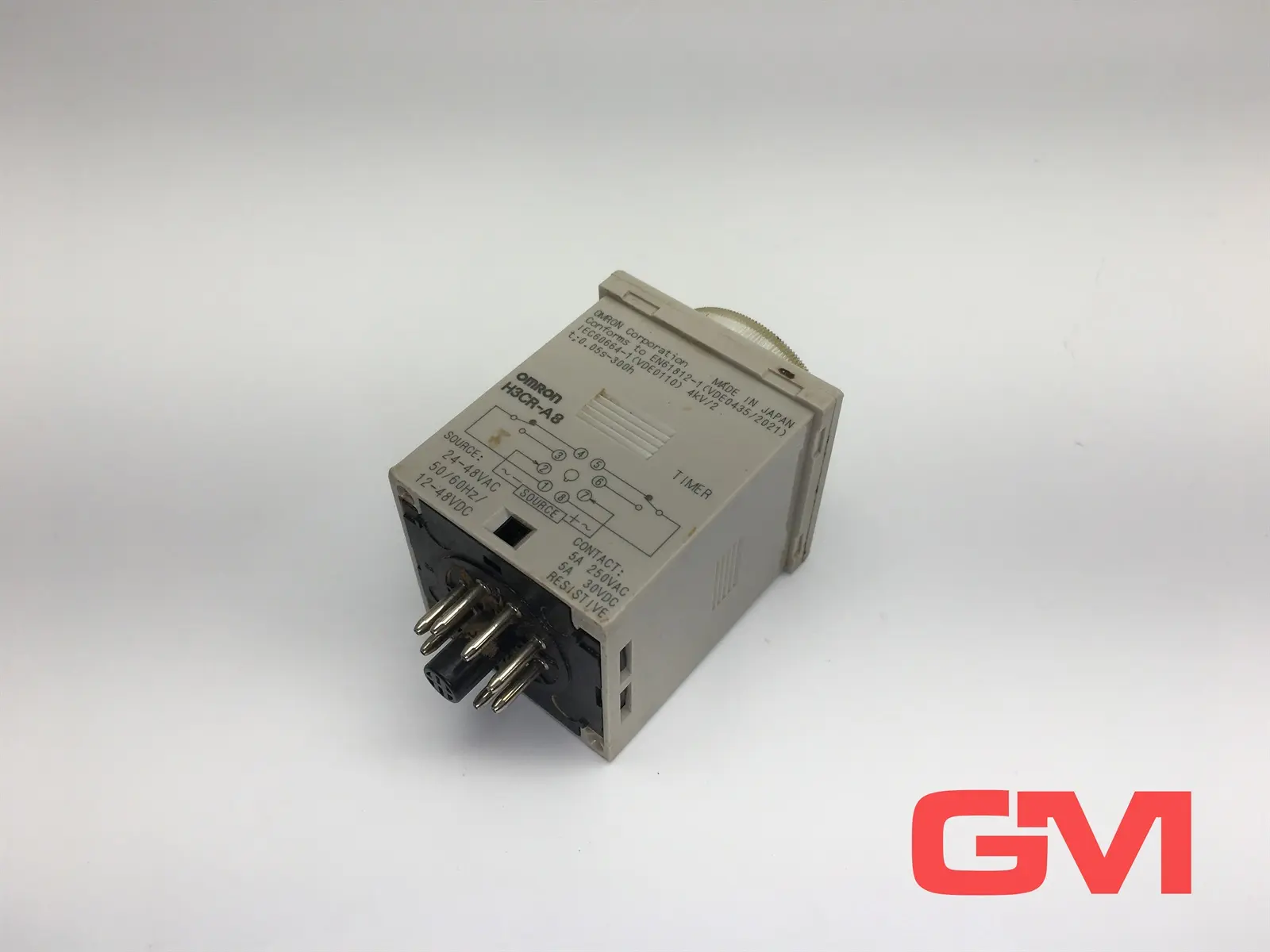 Produktfoto 1 von Omron Zeitrelais H3CR-A8 Relais Timing Relay 0,05s-300h 12-48VDC 24-48VAC