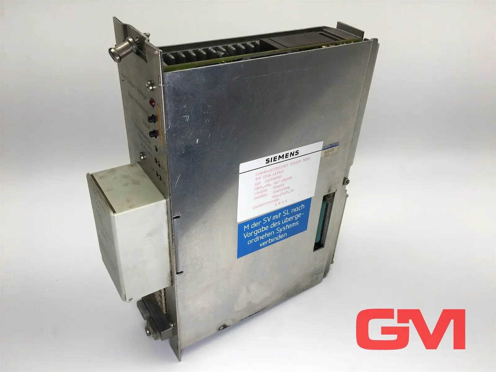 Produktfoto 1 von Siemens Sinumerik Stromversorgung 6EV3054-0DC Power Supply Batteriefach defekt
