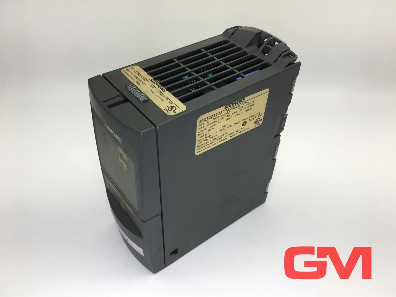 Produktfoto 1 von Siemens Frequenzumrichter 6SE6420-2AB11-2AA0 Micromaster 420 200-240V 0,12kW