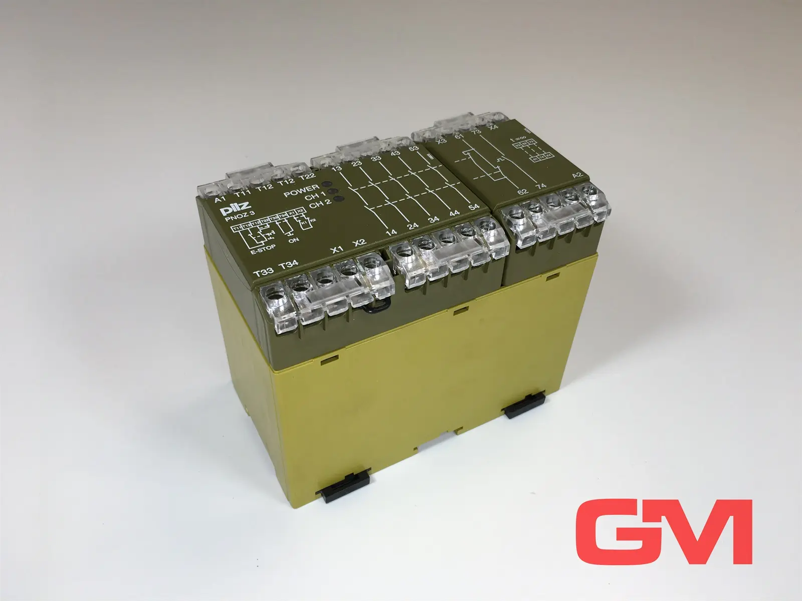 Produktfoto 1 von Pilz Sicherheitsrelais 474894 Safety Relay PNOZ/3 5S 1Ö Halteklemme defekt