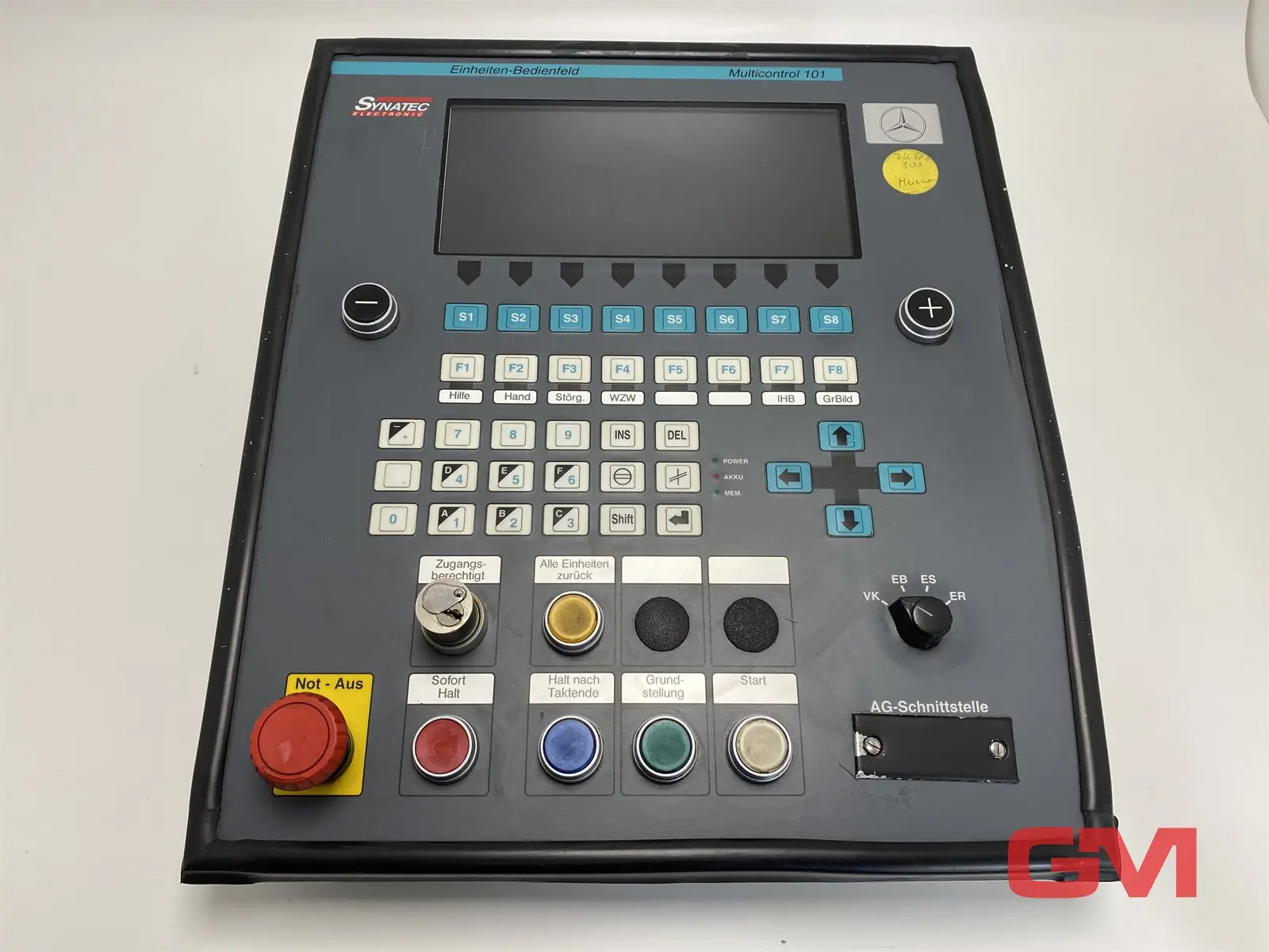 Produktfoto 1 von Synatec Hauptbedieneinheit Multicontrol 101 Panel + 2-MB/Flash Memory Card