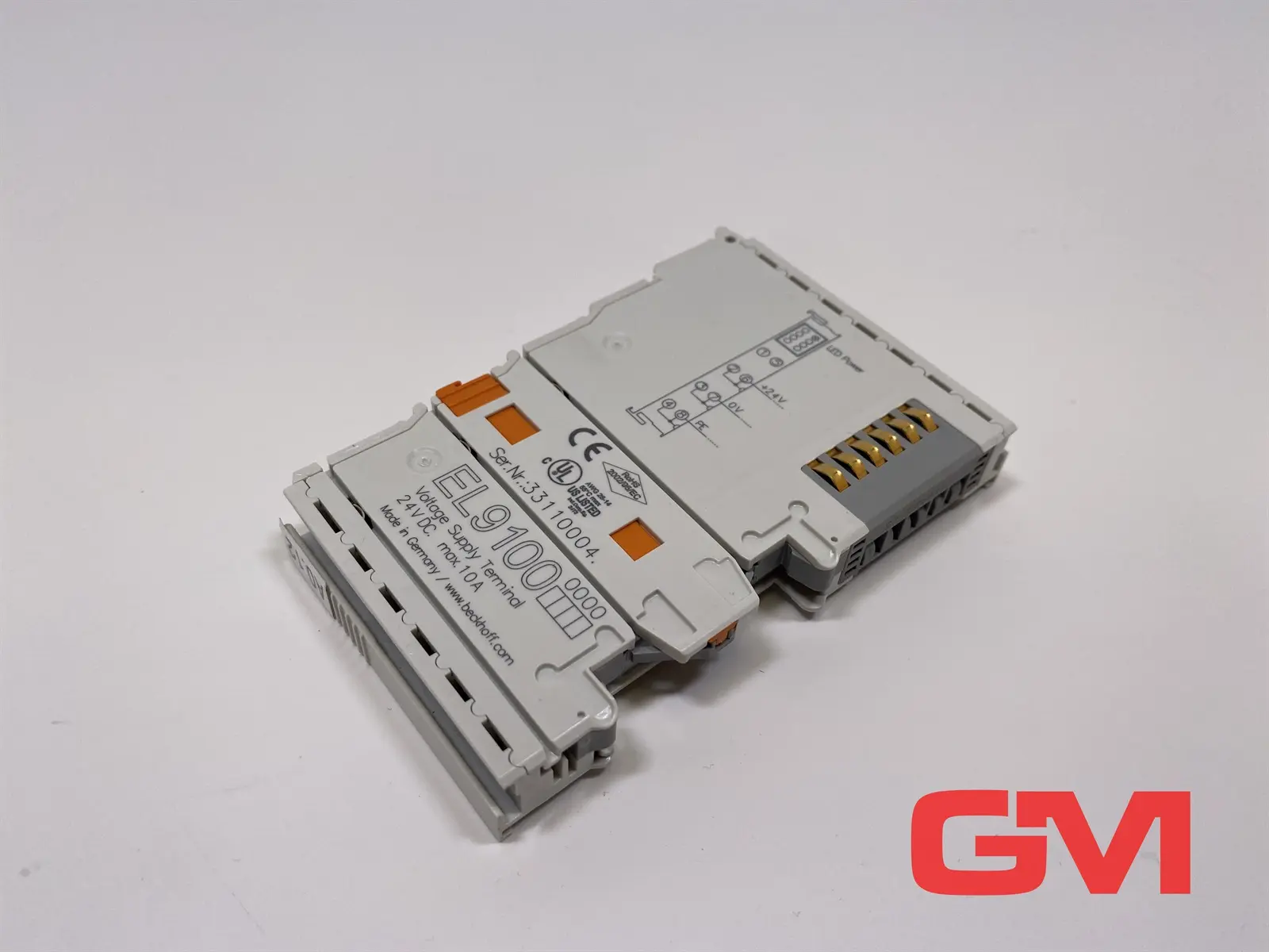 Produktfoto 1 von Beckhoff Potenzialeinspeiseklemme EL9100 Potential supply terminal module 24VDC