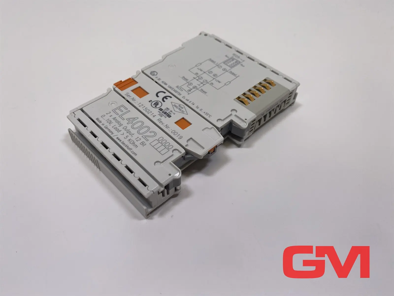 Produktfoto 1 von Beckhoff Busklemme EL4002 EtherCat Klemme 2-Kanal-Analog-Ausgang Output Module