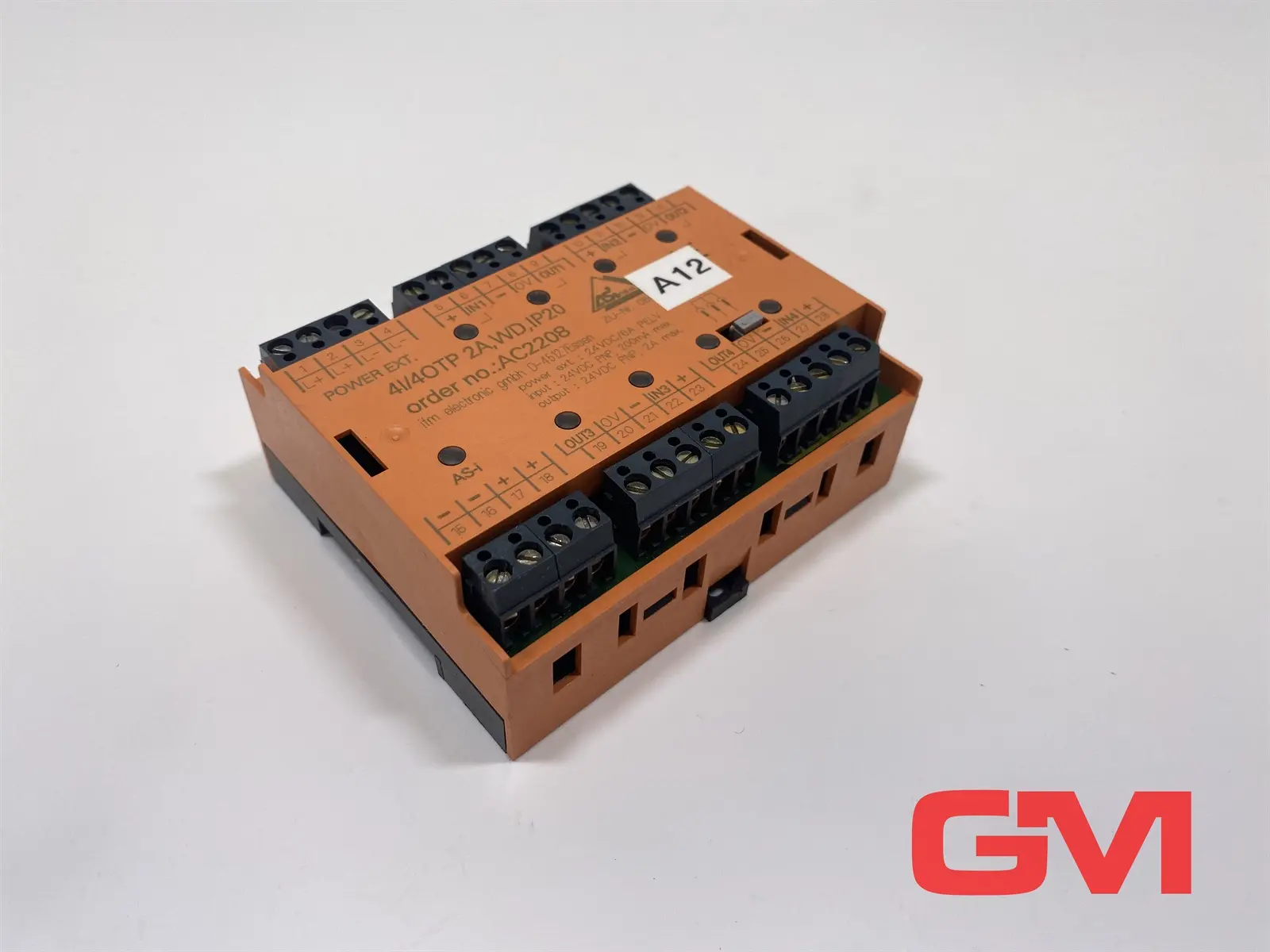 Produktfoto 1 von IFM electronic GmbH AS-i Modul AC2208 ASi Interface 4I/4OTP 2A,WD, IP20 Unit