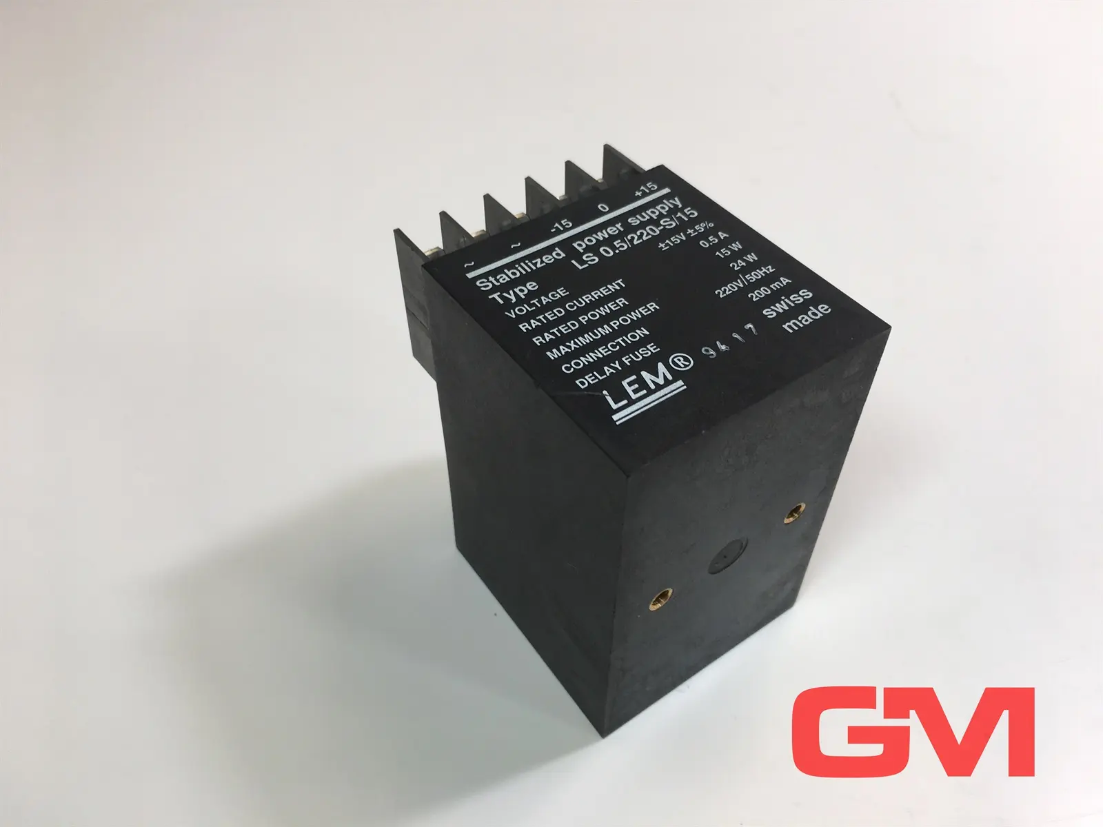 Produktfoto 1 von LEM Netzanschluss LS0.5/220-S/15 stabilized power supply 0.5 A 220 V/50 Hz 15 V