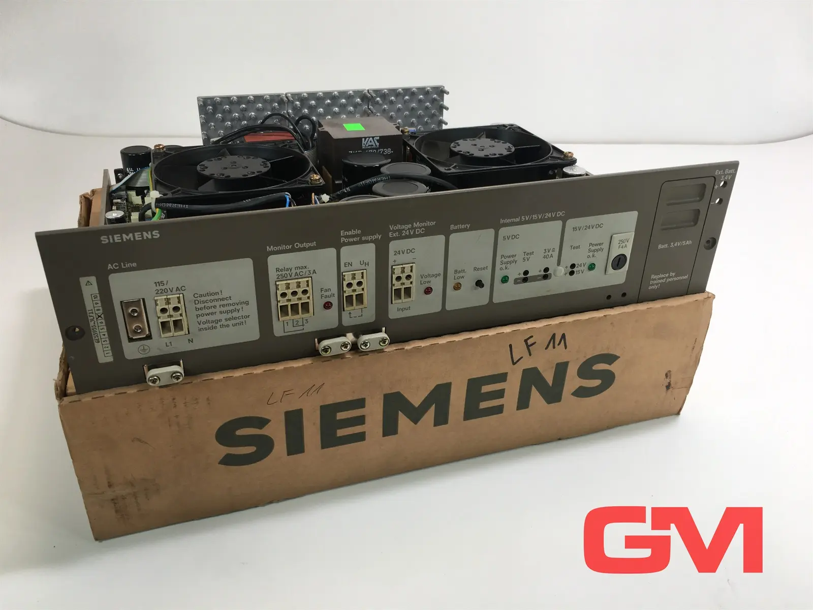 Produktfoto 1 von Siemens Stromversorgung 6ES5955-3LF11 Power Supply 40A E-Stand 7 Simatic S5