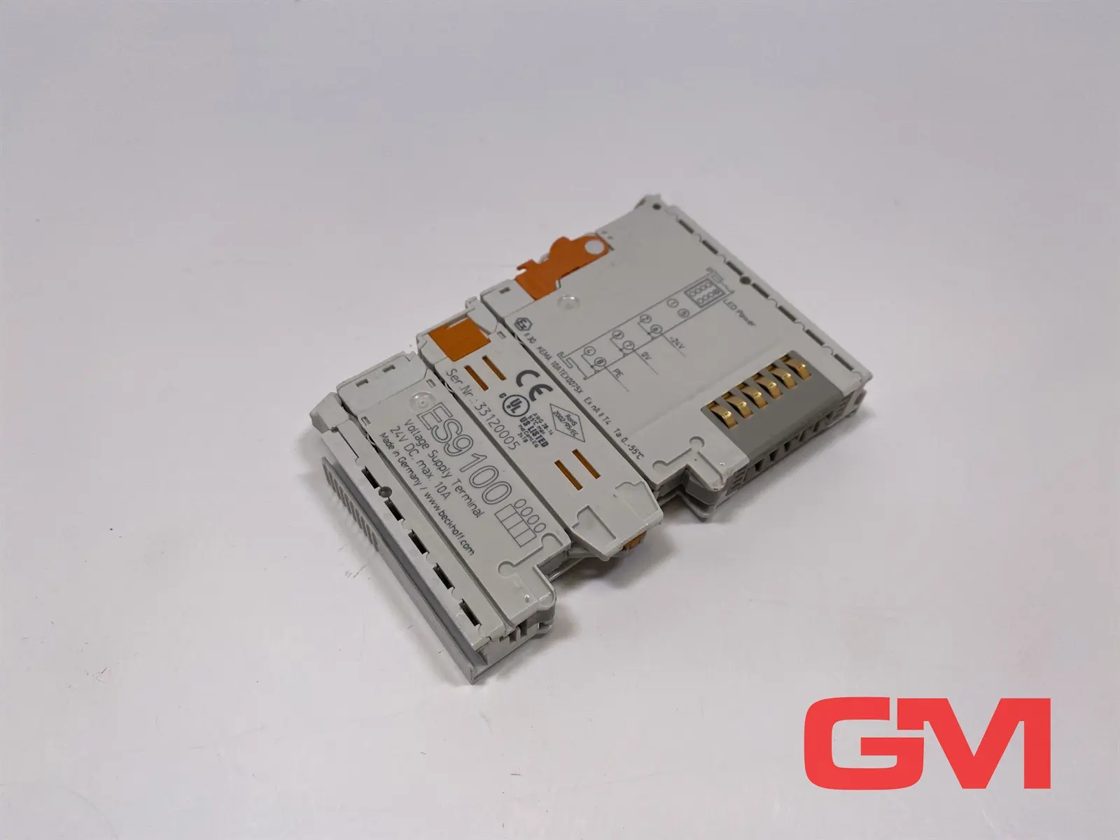 Produktfoto 1 von Beckhoff Potenzialeinspeiseklemme ES9100 potential supply terminal 24VDC