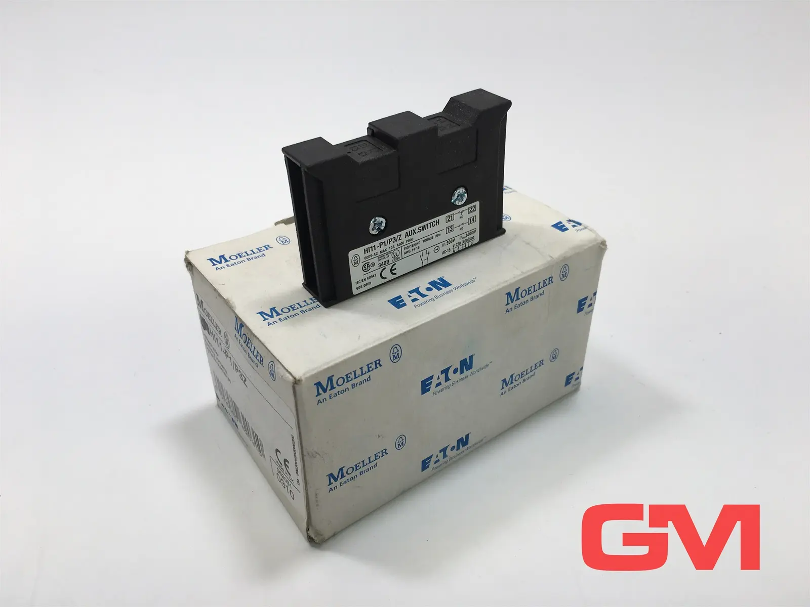 Produktfoto 1 von Moeller Lasttrennschalter 062031 auxiliary switch HI11-P1/P3/Z 1NO+1NC 10A 600V