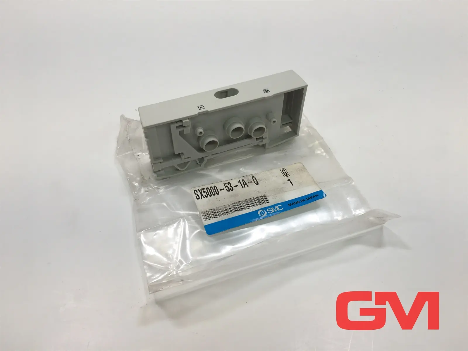 Produktfoto 1 von SMC Ventil SX5000-53-1A-Q valve single unit Serie SX5000 Endblock L für U Seite