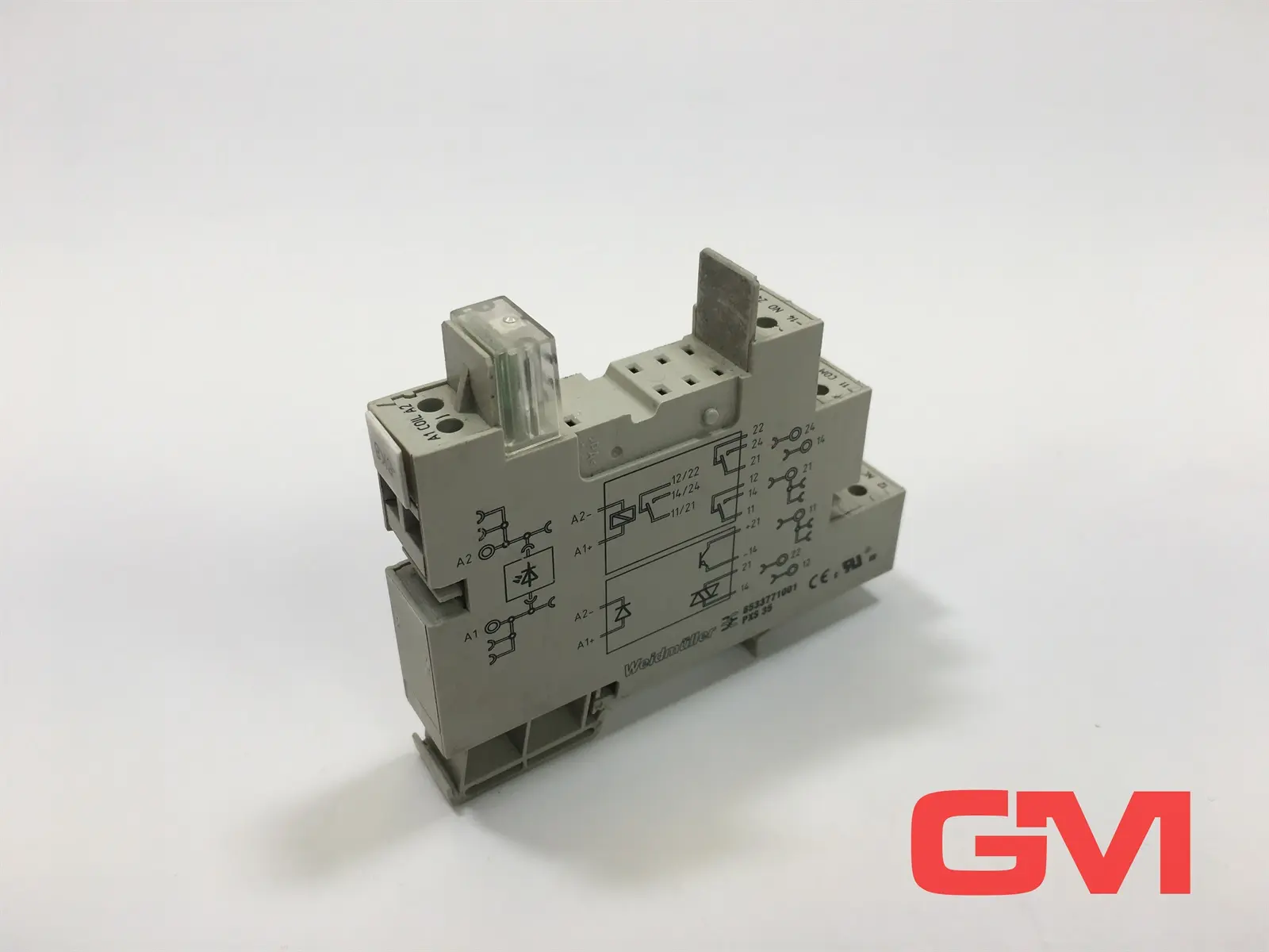 Produktfoto 1 von Weidmüller Relais Base PXS35 base 8533771001 + modul PLED 24 VDC 853671