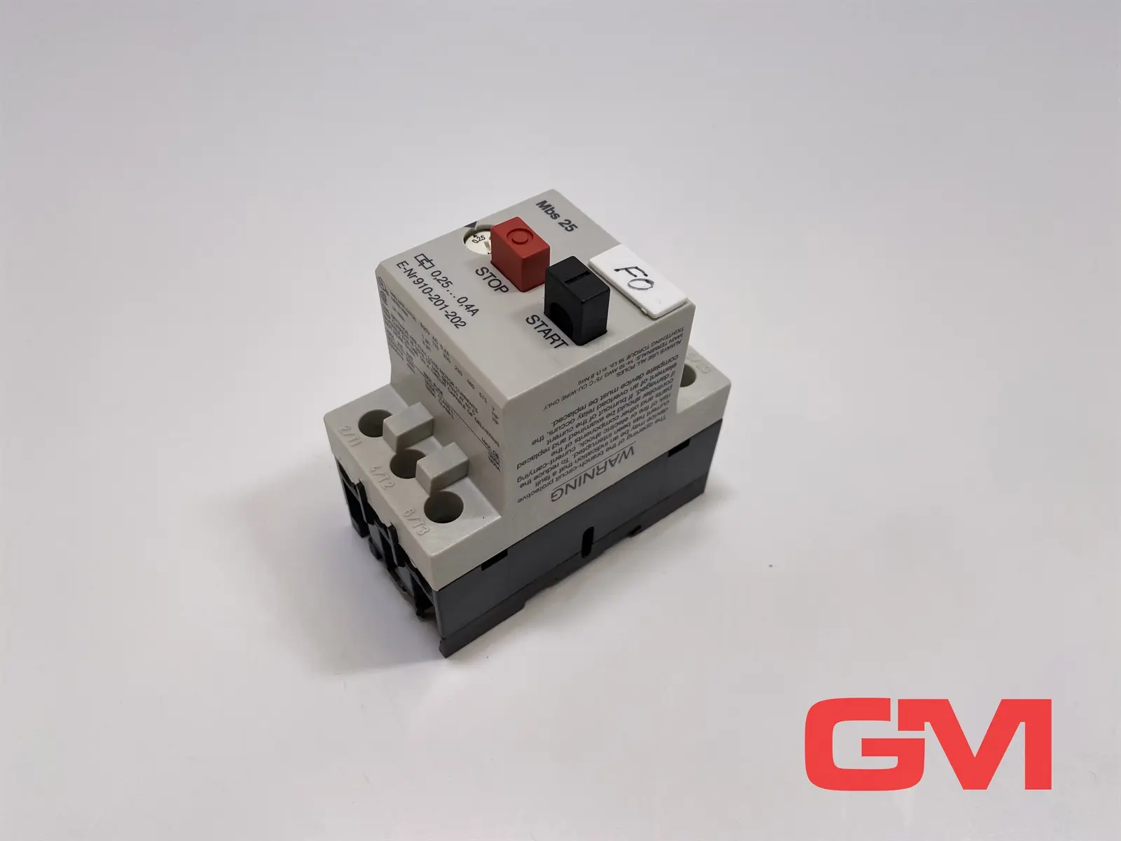 Produktfoto 1 von AEG Mbs 25 910-201-202 Motorschutzschalter motor circuit-switch 0,25...0,4 A