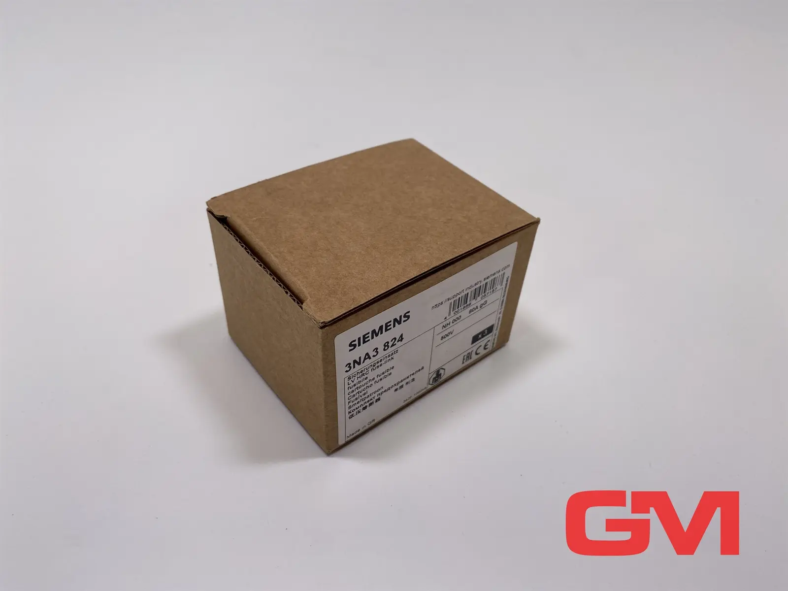 Produktfoto 1 von 1 VPE 3 Stk. Siemens NH Sicherungseinsatz 3NA3 824 fuse element 80A NH00 3NA3824