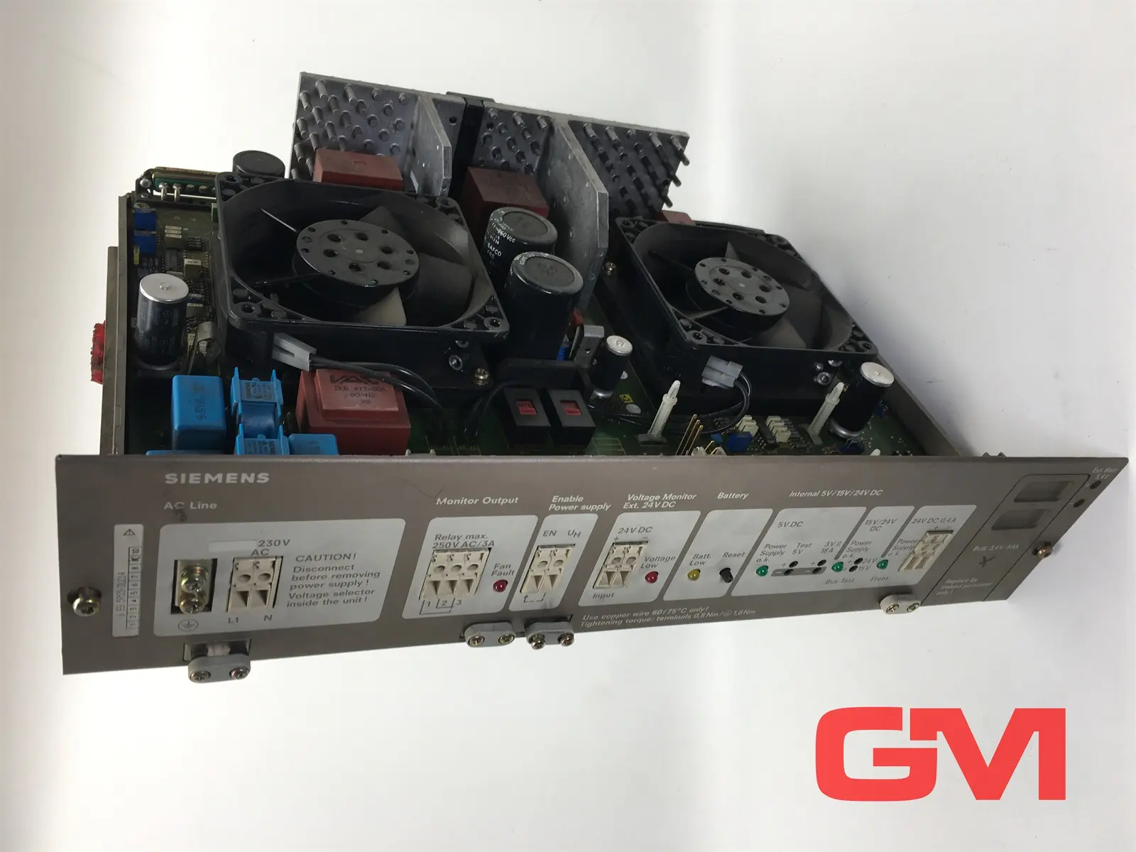 Produktfoto 1 von Siemens Stromversorgung 6ES5955-3LC14 E-Stand 9 Beschädigung an Gehäuse