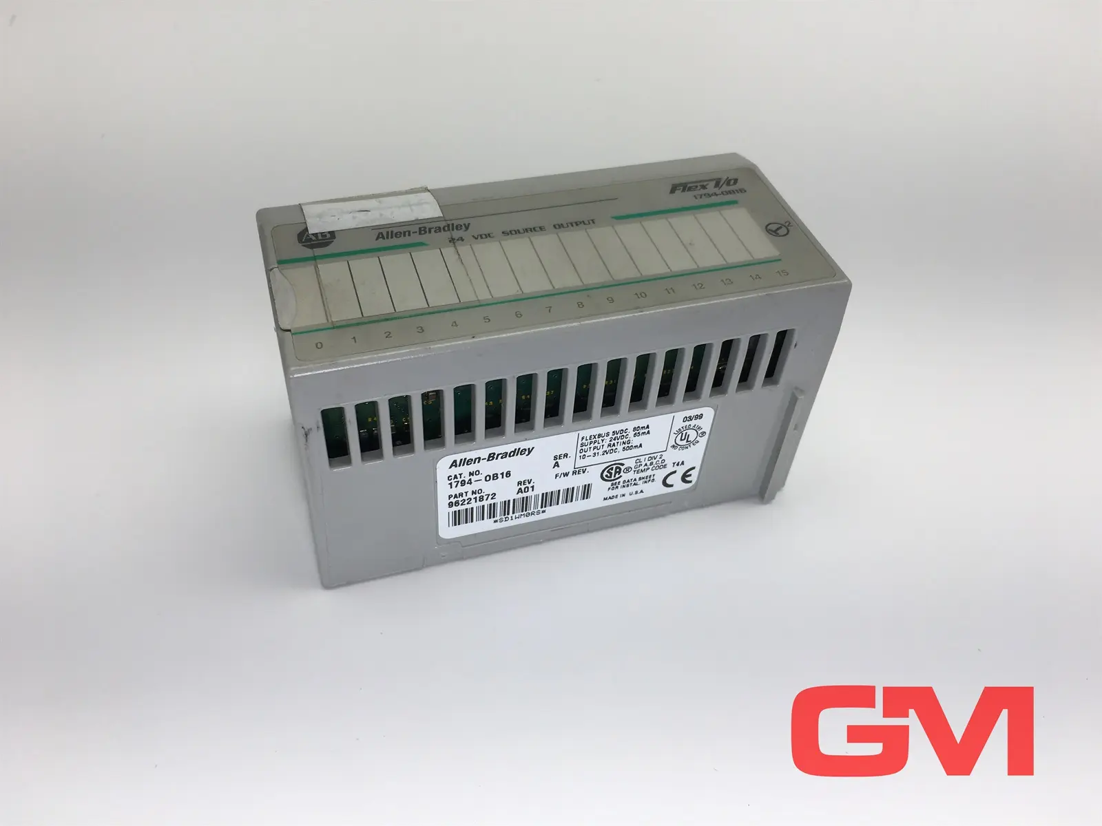 Produktfoto 1 von Allen Bradley Ausgangsmodul 1794-OB16 Output Module 96221872 Serie A Rev A01