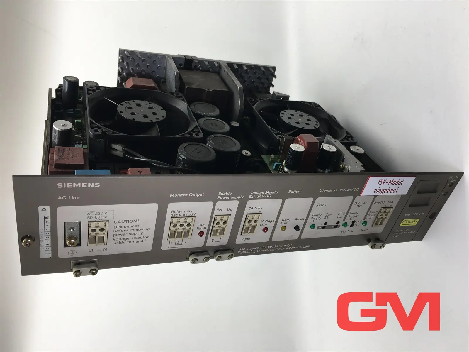 Produktfoto 1 von Siemens Stromversorgung 6ES5955-3LF12 Power Supply S5 Simatic Version 10