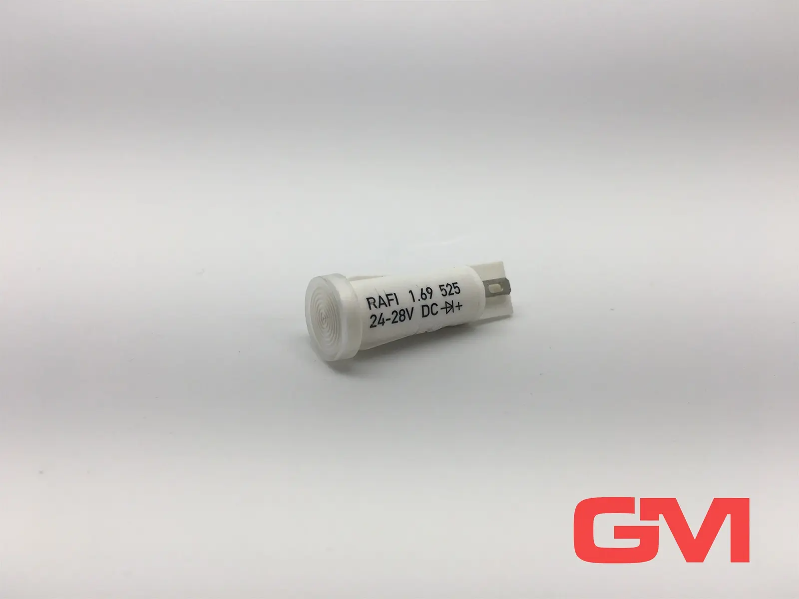 Produktfoto 1 von 6x RAFI Signalleuchte 1.69 525 signal light Kontrollleuchte 24-28 VDC weiß white