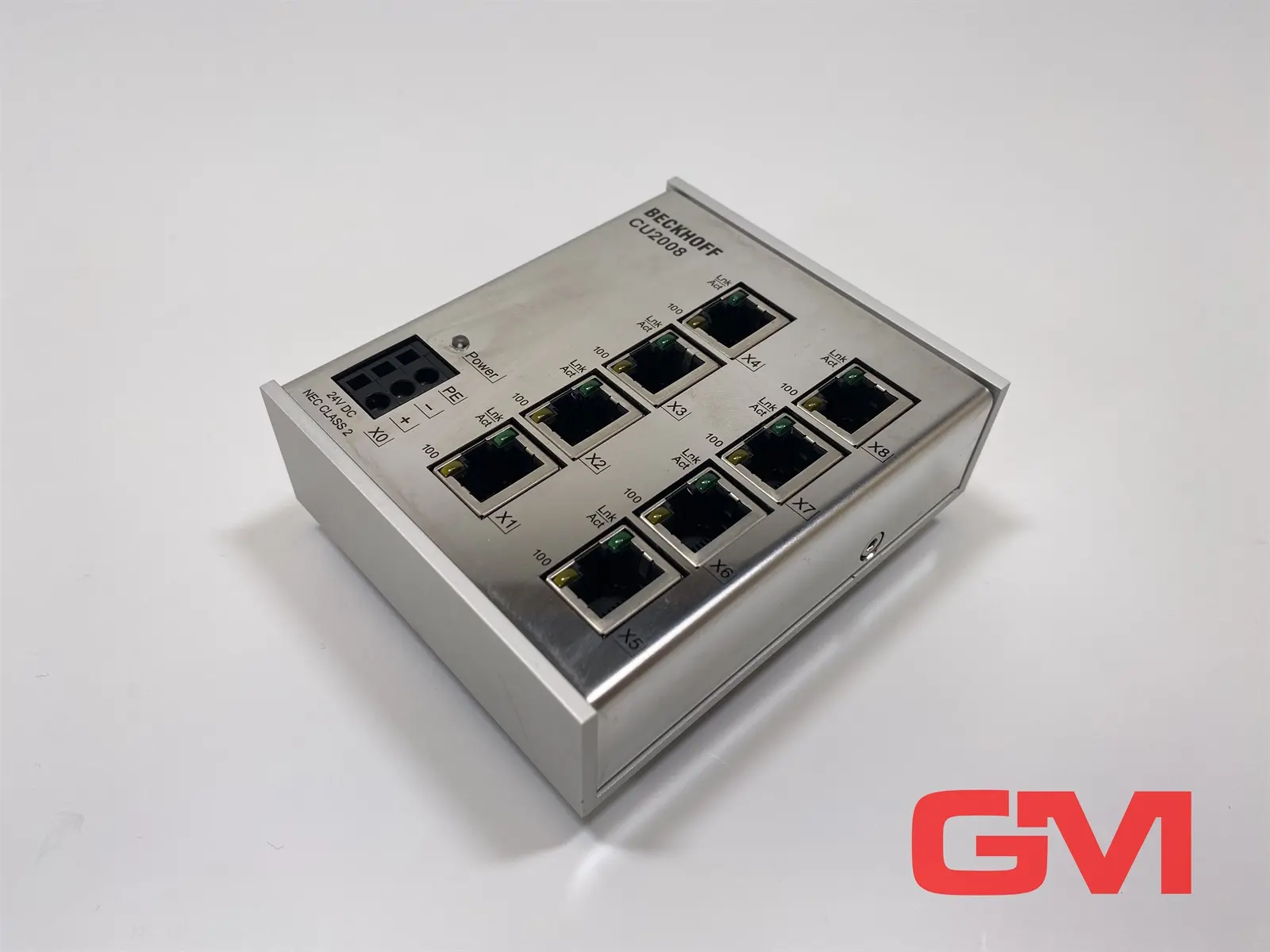 Produktfoto 1 von Beckhoff Ethernet Switch CU2008-0000 8 Ports Module Unit CU2008 Verteilermodul