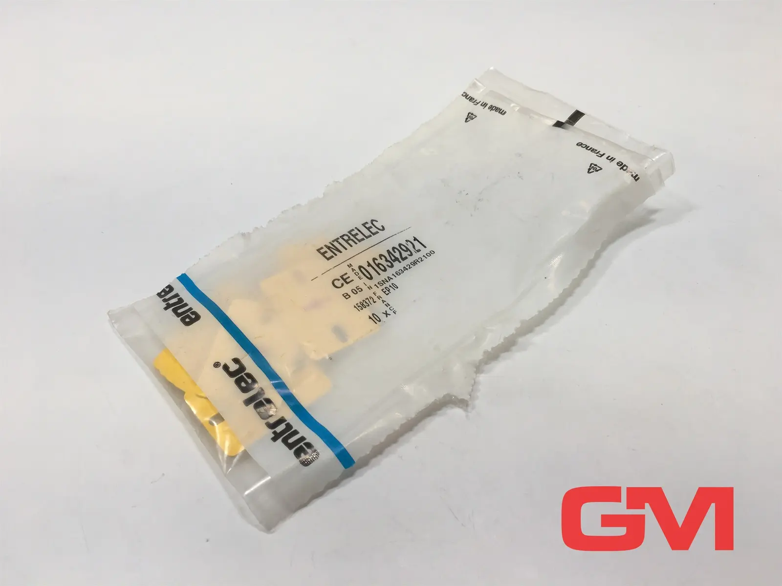Produktfoto 1 von VE 10x Entrelec Klemmenblockmarkierer 1SNA163429R2100 EP10 terminal block marker
