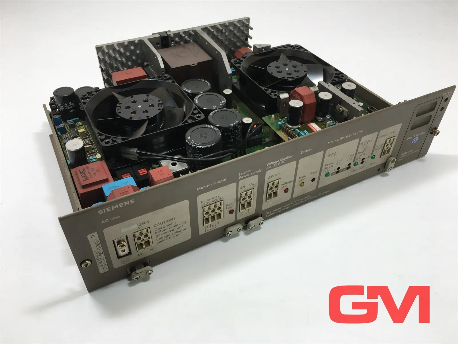 Produktfoto 1 von Siemens Stromversorgung 6ES5955-3LF12 Netzteil Power Supply Simatic S5 Version 9