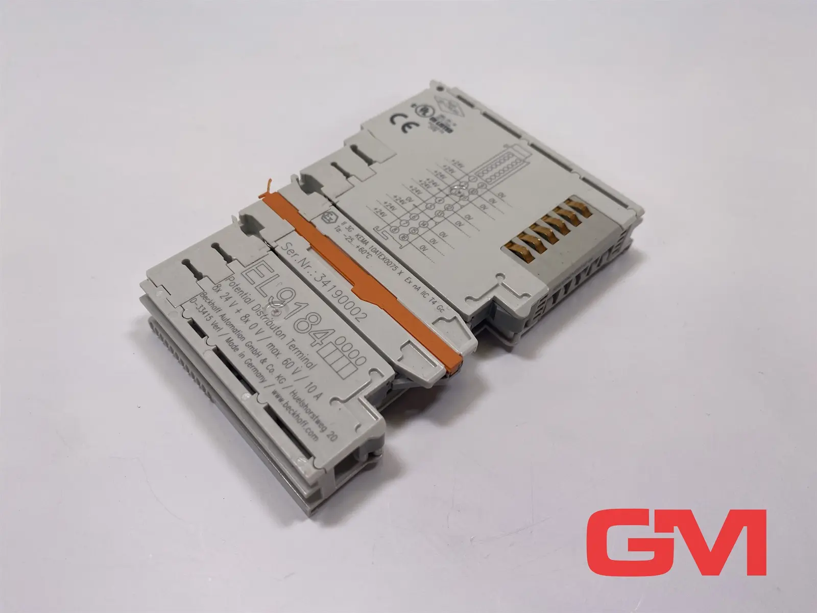 Produktfoto 1 von Beckhoff Potenzialverteilungsklemme EL9184 Terminal for Potential distribution