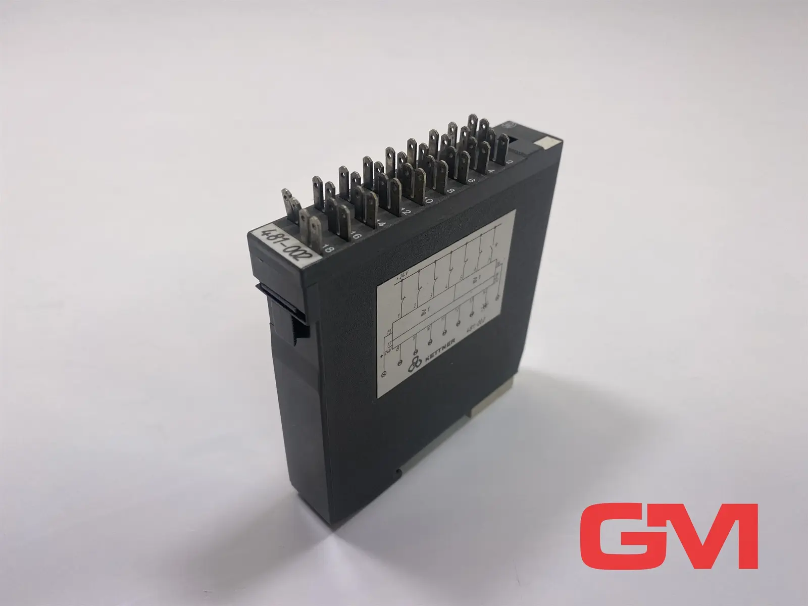 Kettner Hilfsschütz 481-002 contactor relay 36-Pin Relais DIN-Schiene Unit