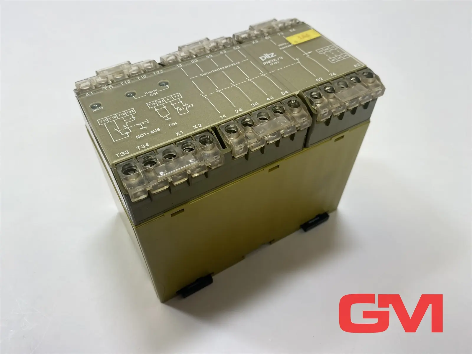 Produktfoto 1 von Pilz Not-Aus Schaltgerät PNOZ/3 emergency stop switch 474895 24VDC 5S beschädigt
