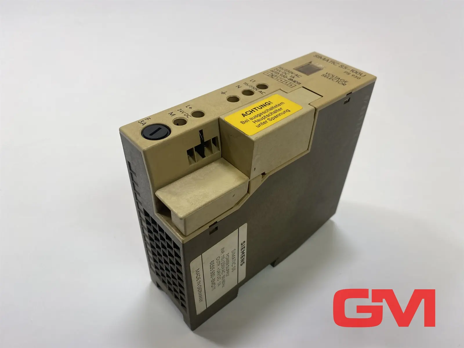 Produktfoto 1 von Siemens Stromversorgung 6ES5 930-8MD11 Power Supply Simatic S5 E.: 2 beschädigt