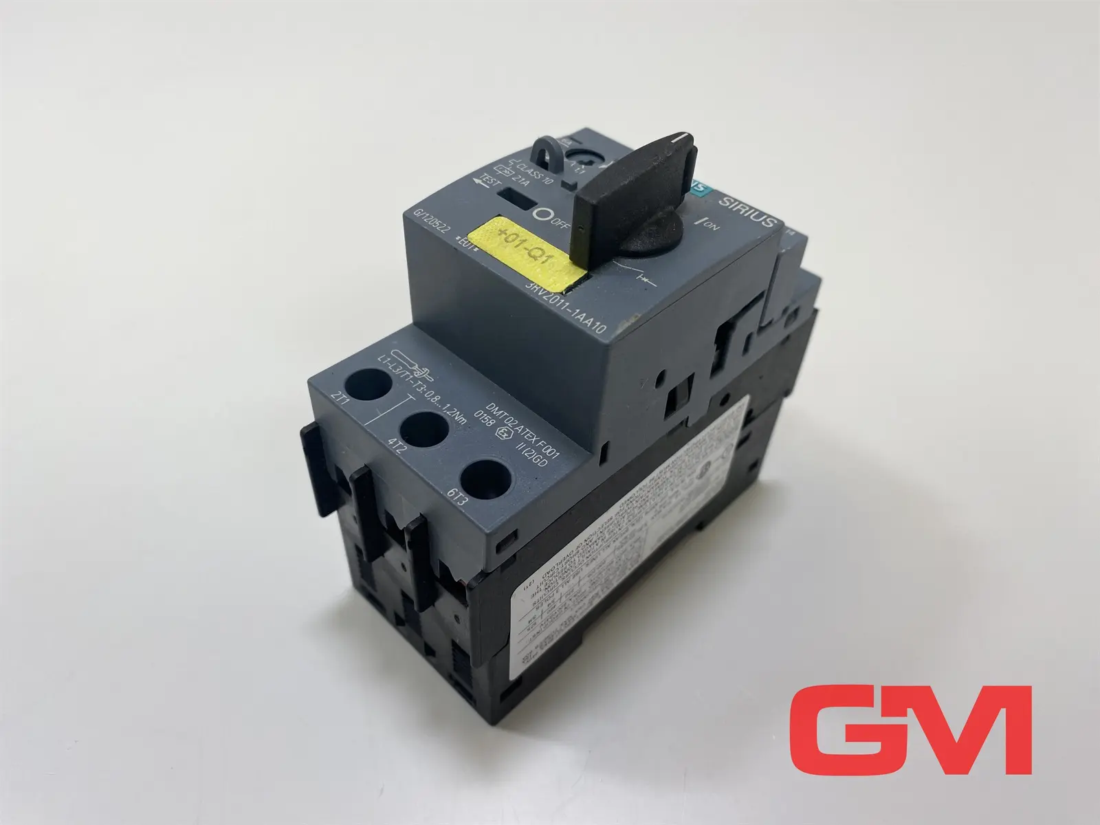 Produktfoto 1 von Siemens Leistungsschalter 3RV2011-1AA10 circuit breaker 1,1-1,6A 690V 1NO + 1NC
