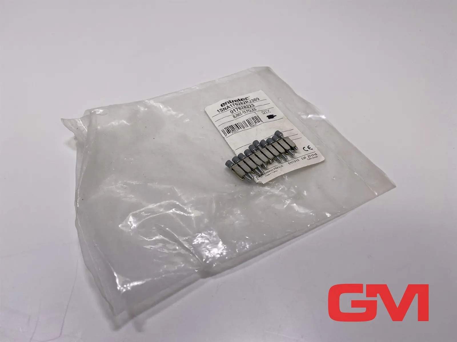 Produktfoto 1 von VE 7x Entrelec Querverbinder BJMI5-10 jumper bars 1SNA176282R2300 10-polig 24A