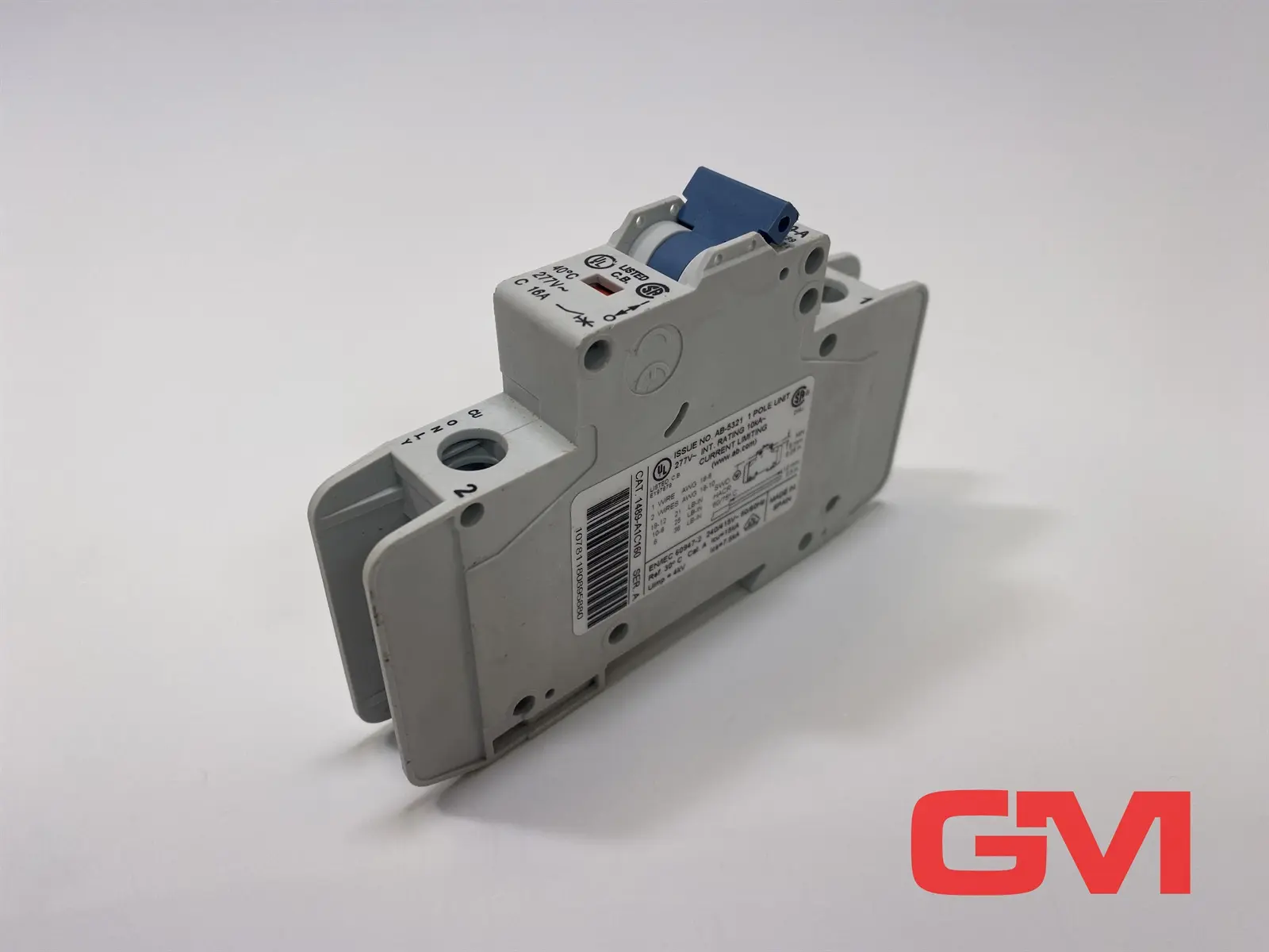 Produktfoto 1 von Allen-Bradley Leistungsschutzschalter 1489-A1C160 breaker 16A 277V AC 48V DC 1P