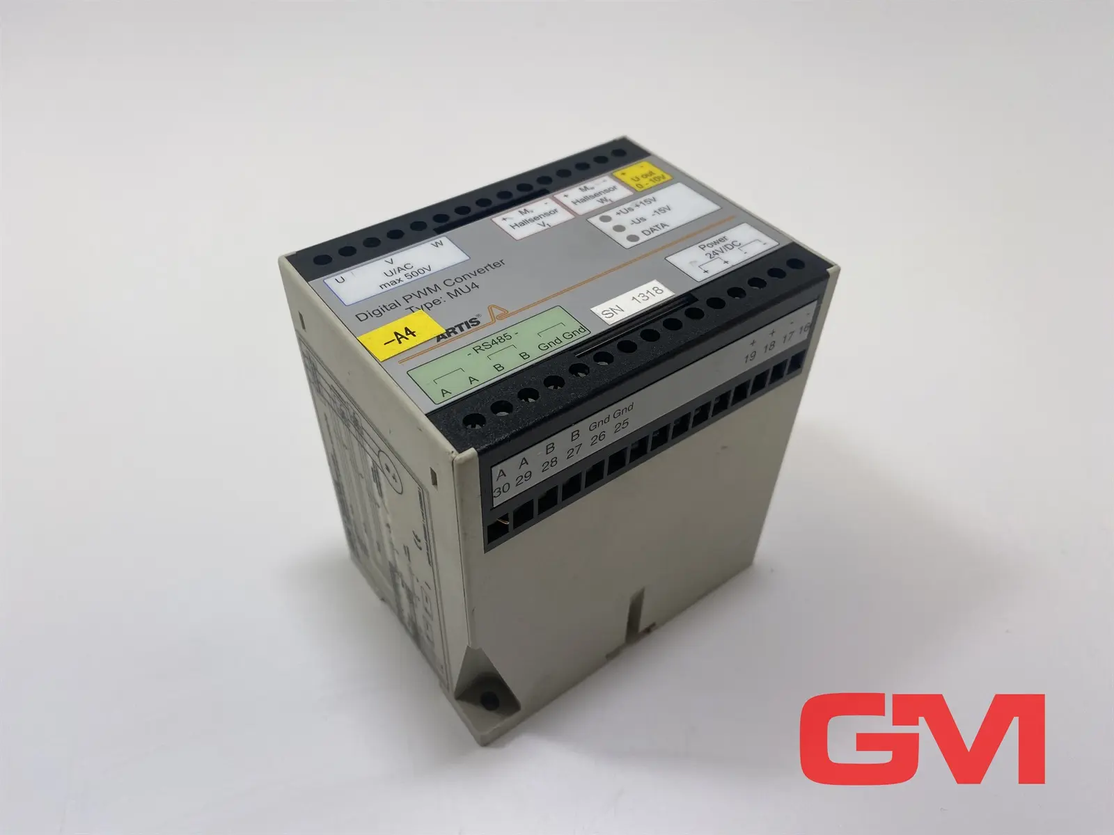 Produktfoto 1 von Artis Messumformer Typ MU4 Digital PWM Converter 24V DC Modul RS485 beschädigt
