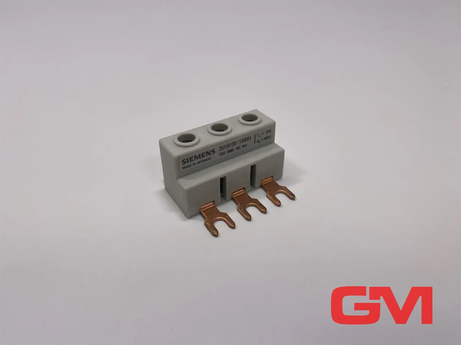 Produktfoto 1 von VE 3x Siemens Einspeiseklemme 3VU9135-1BB01 supply terminal 63A 690V für 3VU13