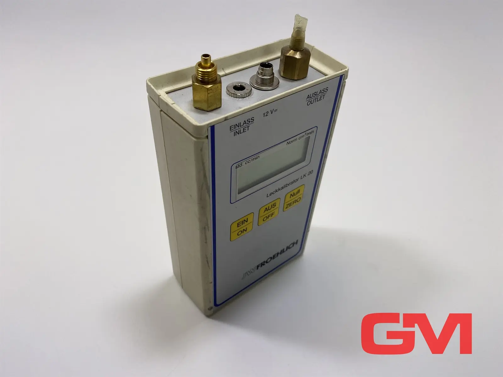 JW Froehlich Leckkalibrator LK 20 leak calibrator 12V -20 bis +20 Norm cm³/min