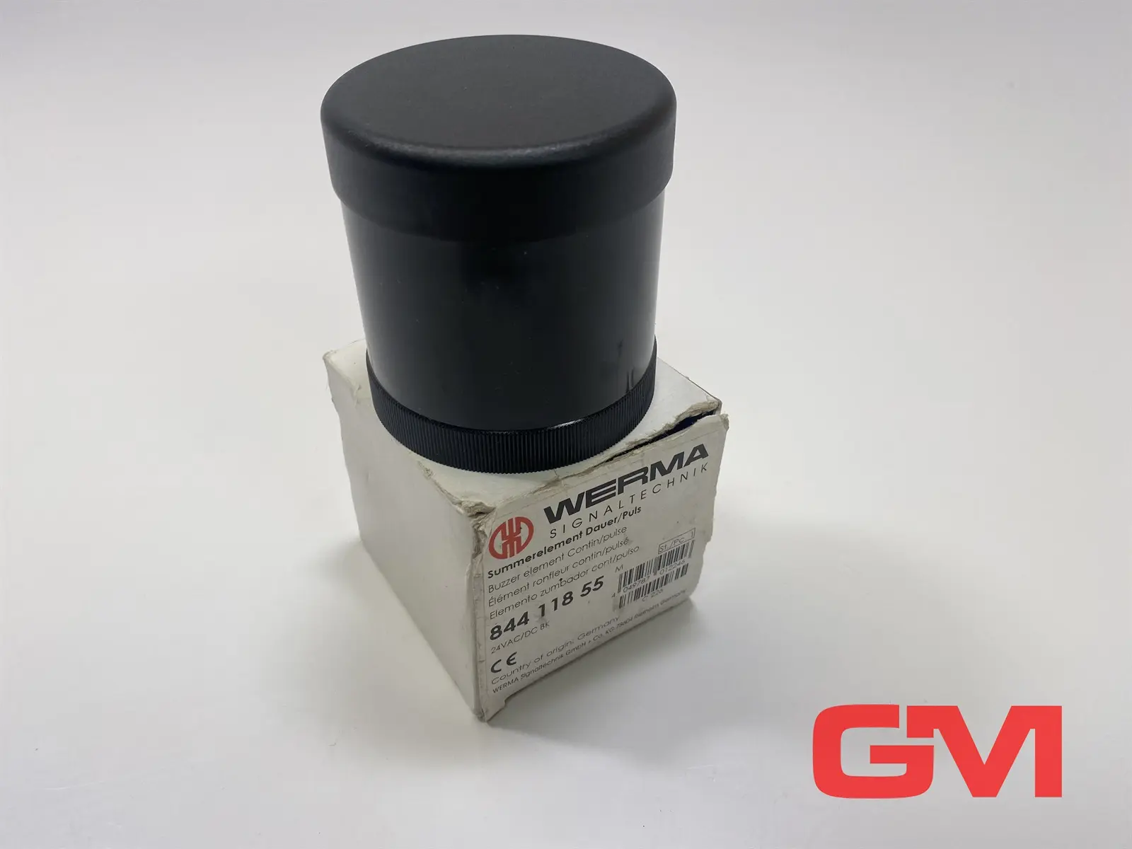 Produktfoto 1 von Werma Summerelement Dauer/Puls 84411855 buzzer element Contin/pulse 24V AC/DC