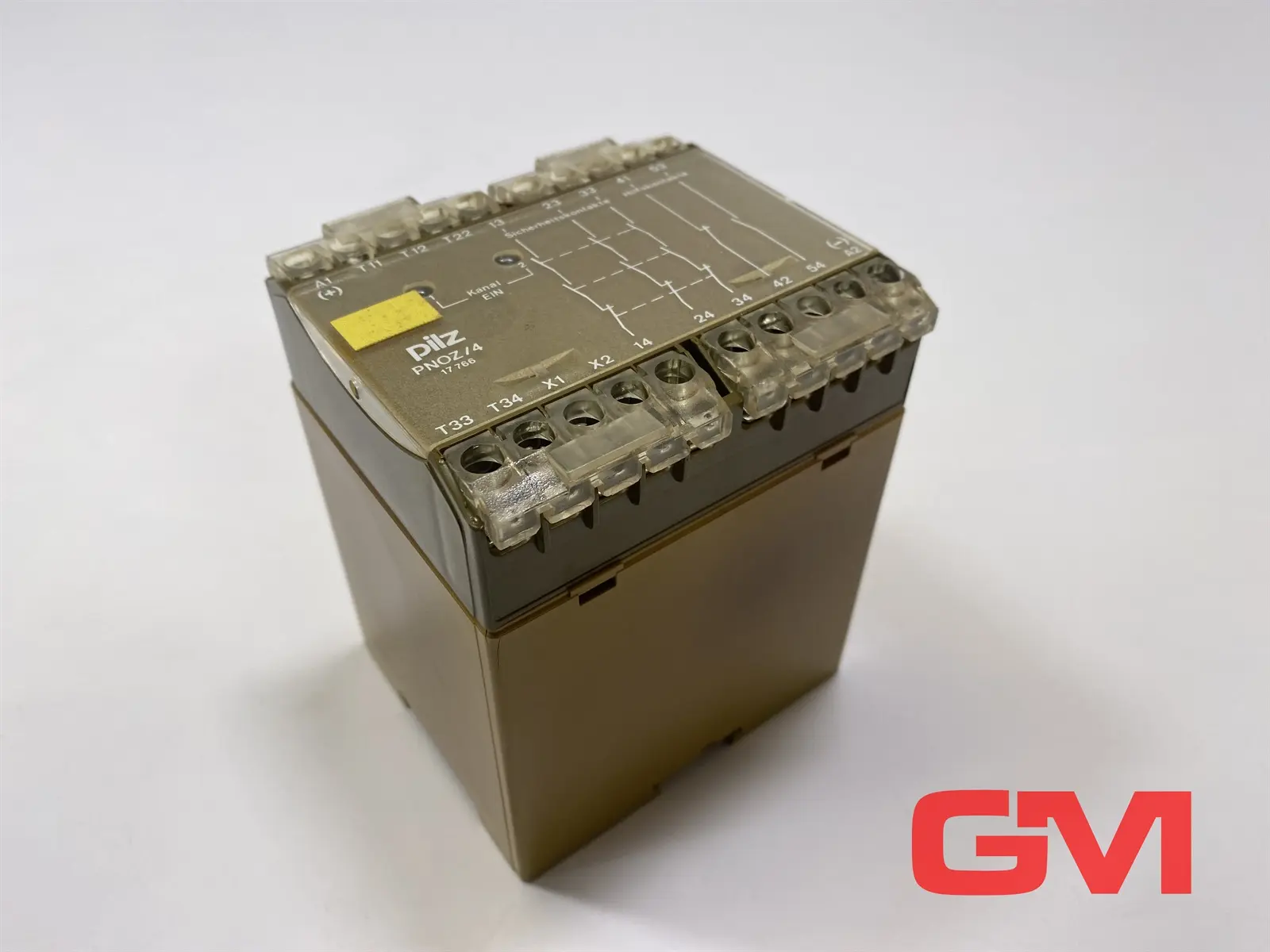 Produktfoto 1 von Pilz Sicherheitsrelais 474995 safety relay PNOZ/4 24VDC 3S/1S1Ö Klammer fehlt