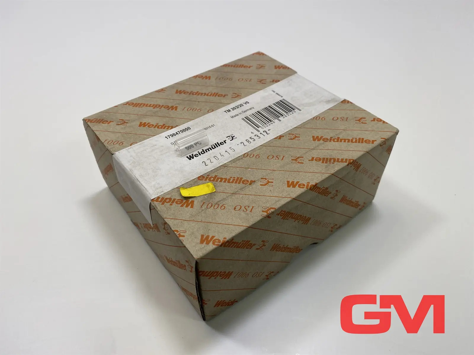 Produktfoto 1 von VE 500x Weidmüller Hülse TM 203/20 V0 Socket 1798470000 4-6mm transparent