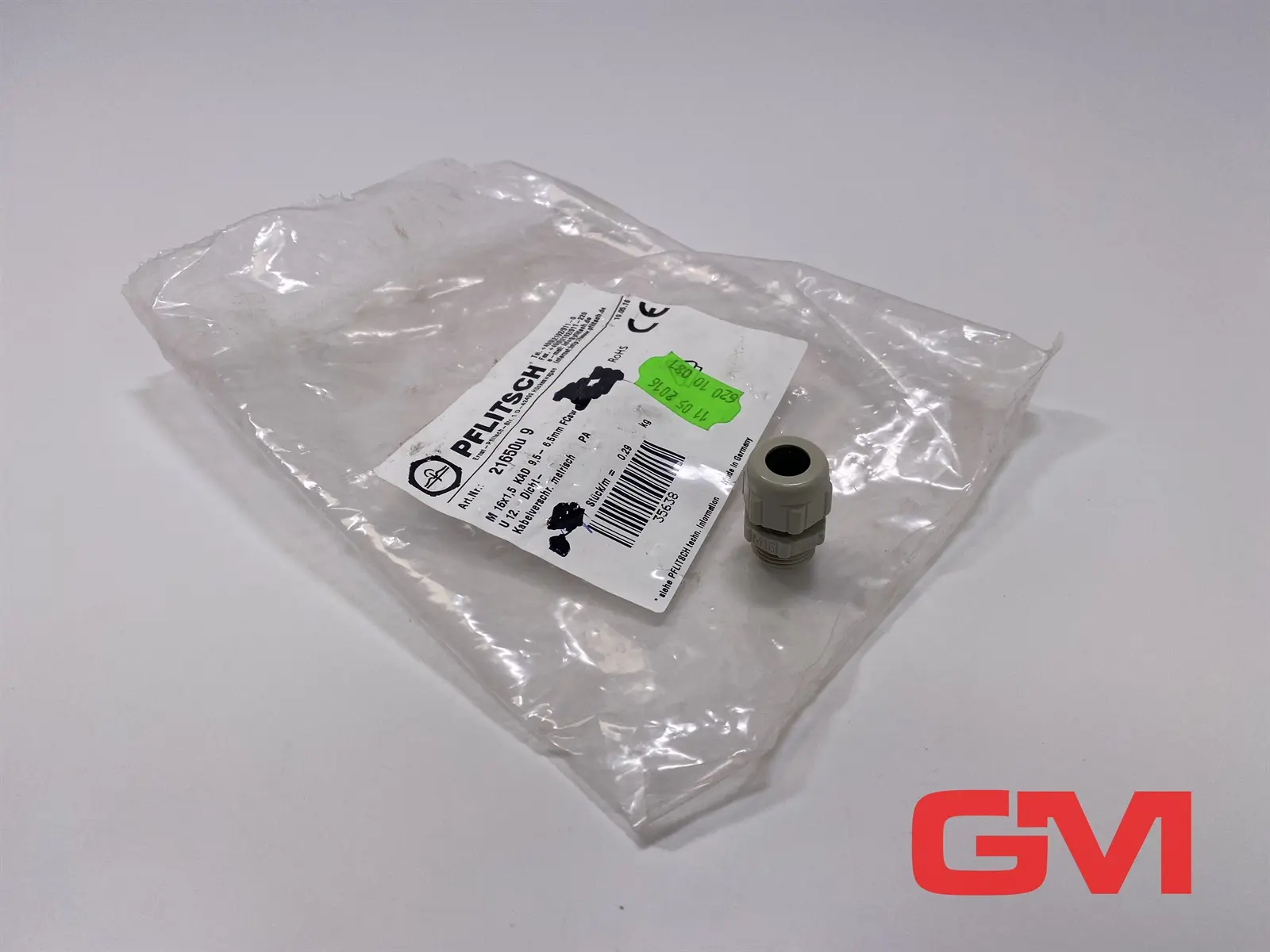 Produktfoto 1 von VE 35x Pflitsch Kabelverschraubung 21650u 9 cable gland M 16x1,5 KAD 9,5-6-5mm