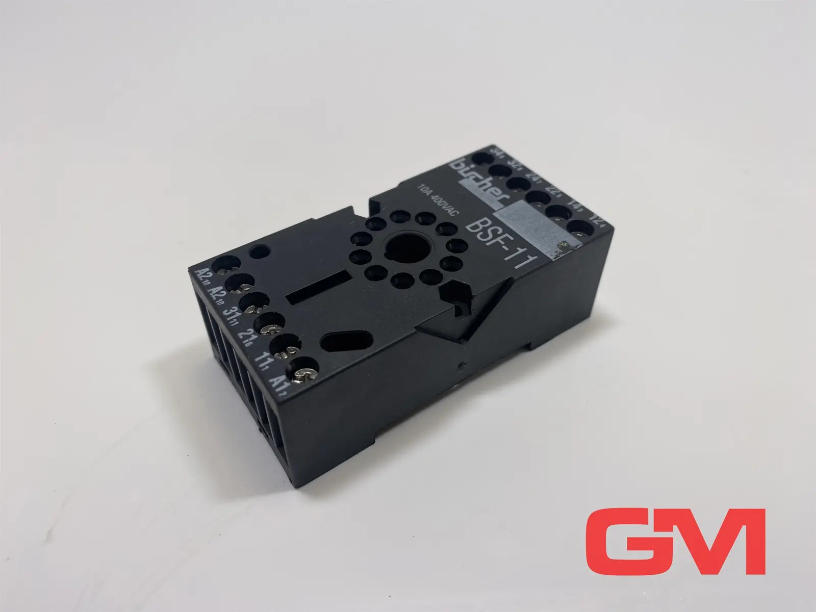 Bircher Stecksockel BSF-11 plug base 10A 44VAC 11-polig f. Kontroller EDS3 Serie