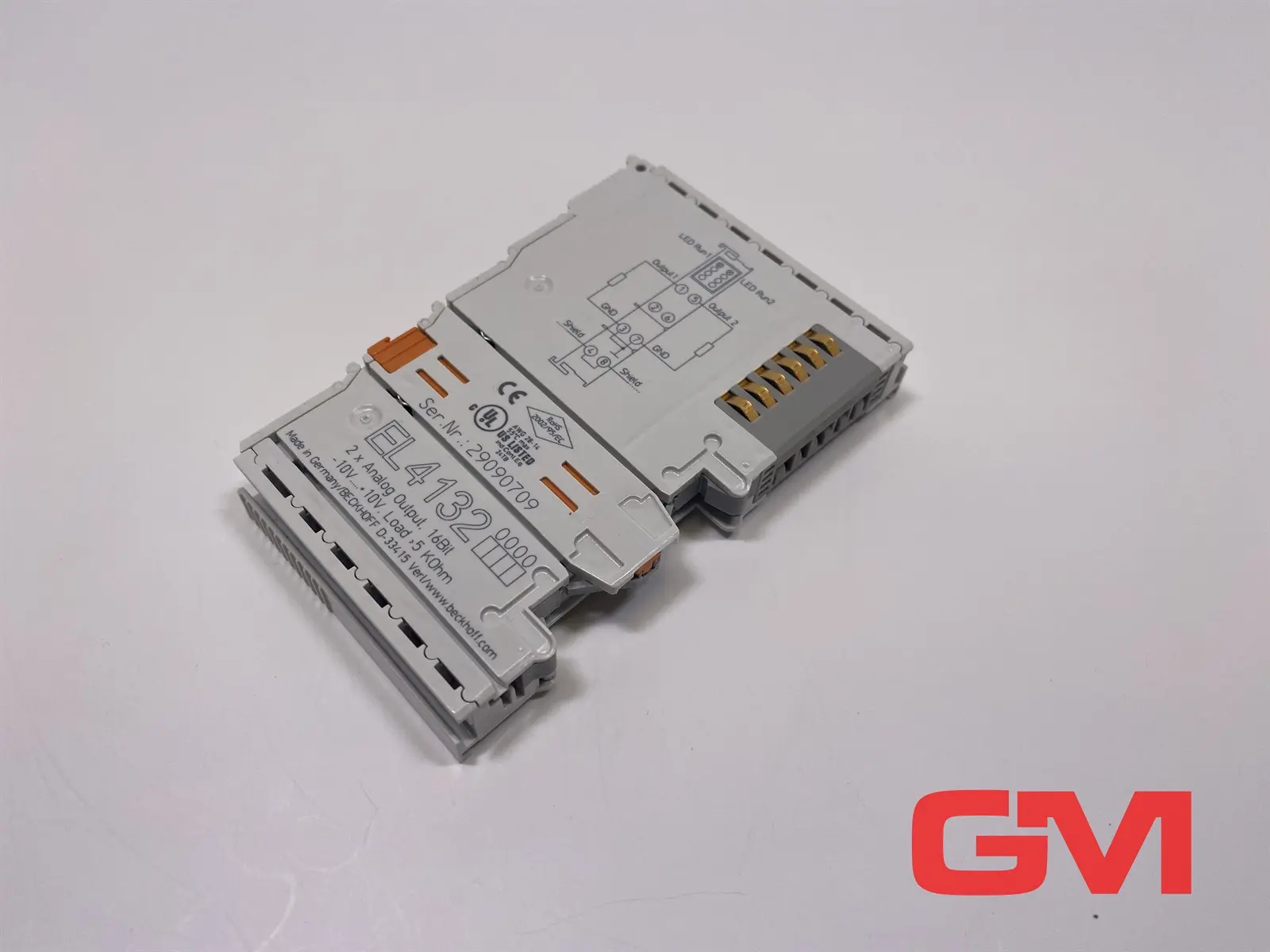 Produktfoto 1 von Beckhoff 2-Kanal-Analog-Ausgang EL4132 analog output EtherCAT-Klemme 16 Bit 10V