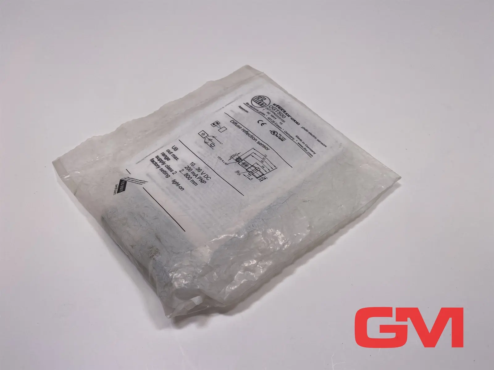Produktfoto 1 von ifm Reflexlichttaster OGT500 photo electric sensor OGT-FPKG/US100 10...36 DC