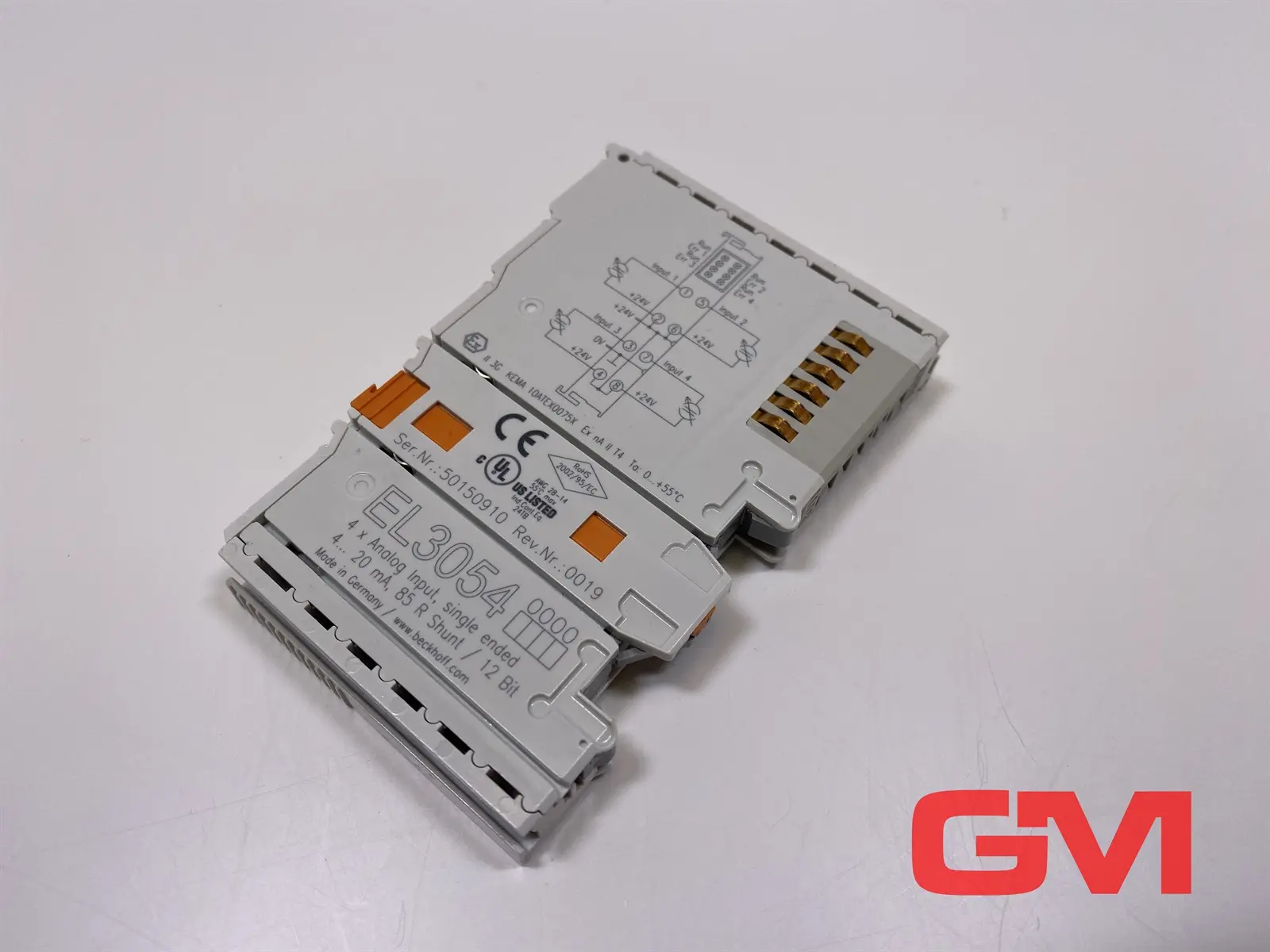 Produktfoto 1 von Beckhoff Analogeingangsmodul EL3054 Analog Input Module EL 3054-0000 Unit