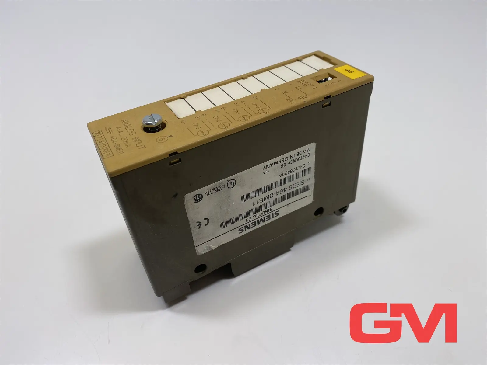 Produktfoto 1 von Siemens Analogeingangsmodul 6ES5464-8ME11 analog input 464 4x4...20mA E-Stand 06