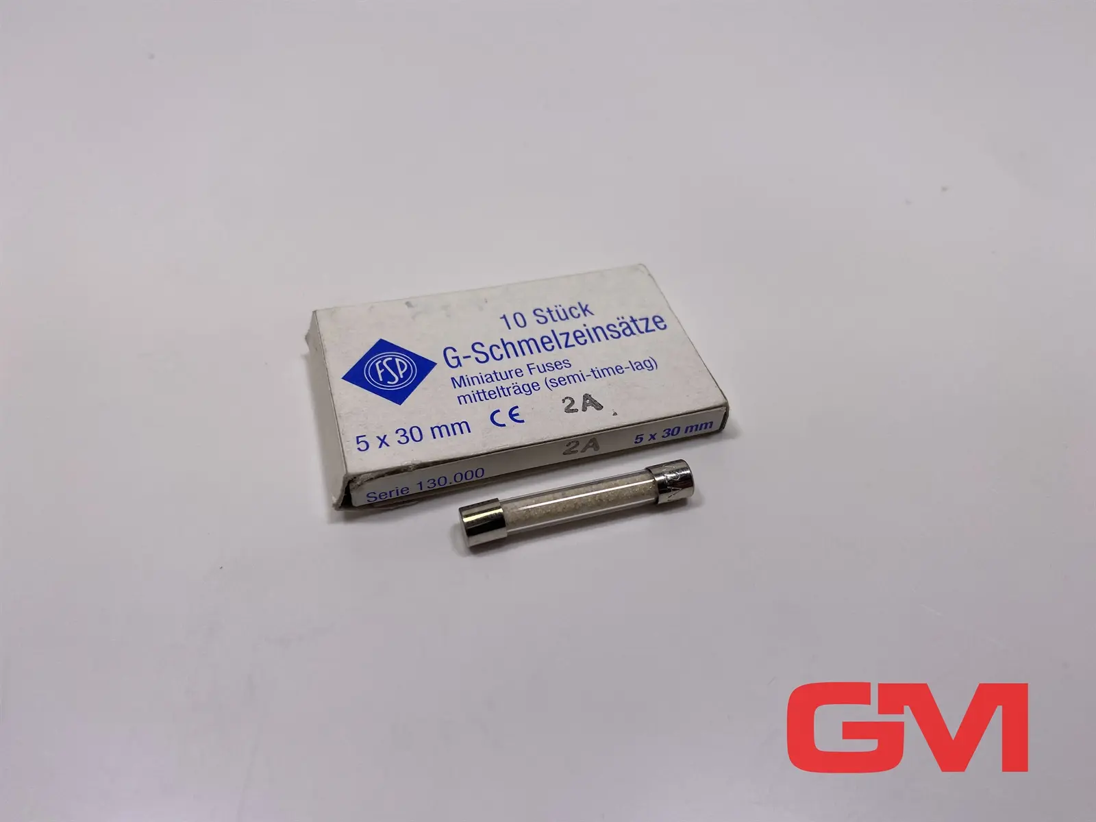 VE 10x FSP G-Schmelzeinsätze mittelträge 5x30mm 2A miniature fuses Serie 130.000