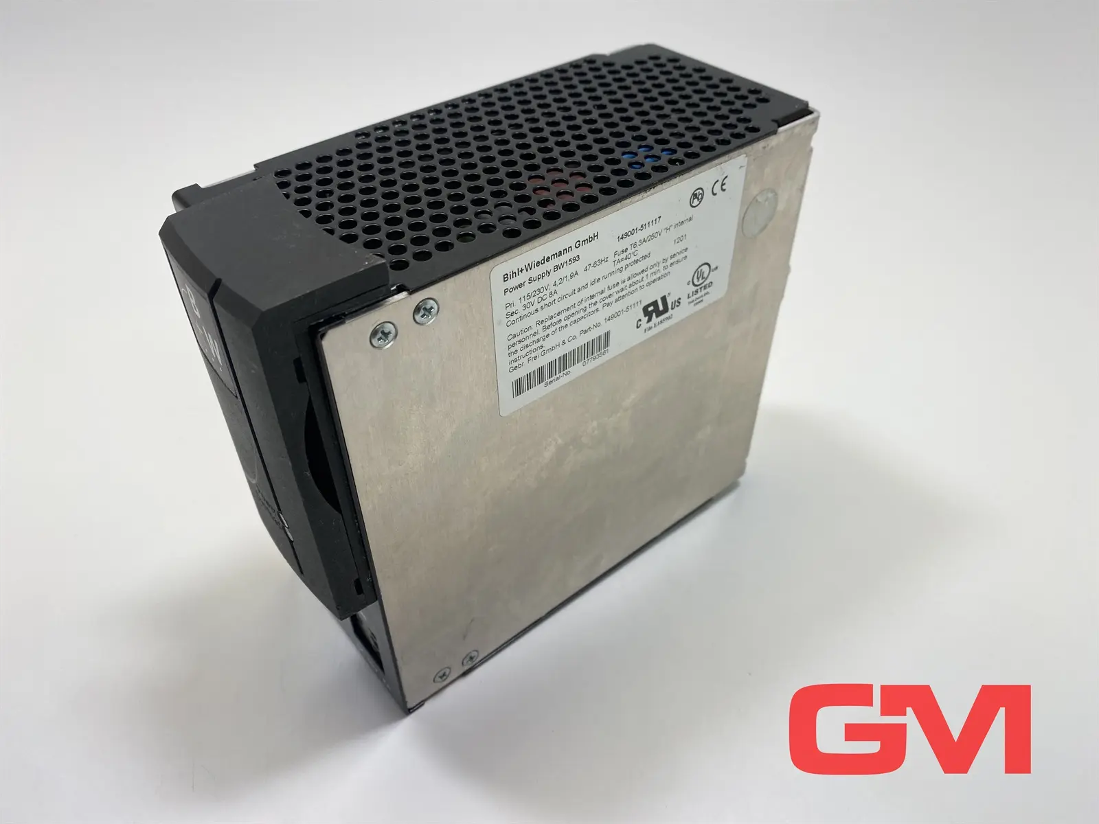 Produktfoto 1 von Bihl+Wiedemann Stromversorgung BW1593 power supply 149001-511117 DC 30V/8A