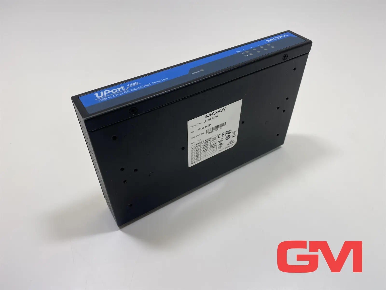 Produktfoto 1 von Moxa Wandler UPort1450 USB to 4-port RS-232/422/485 serial hub Rev. 1.4