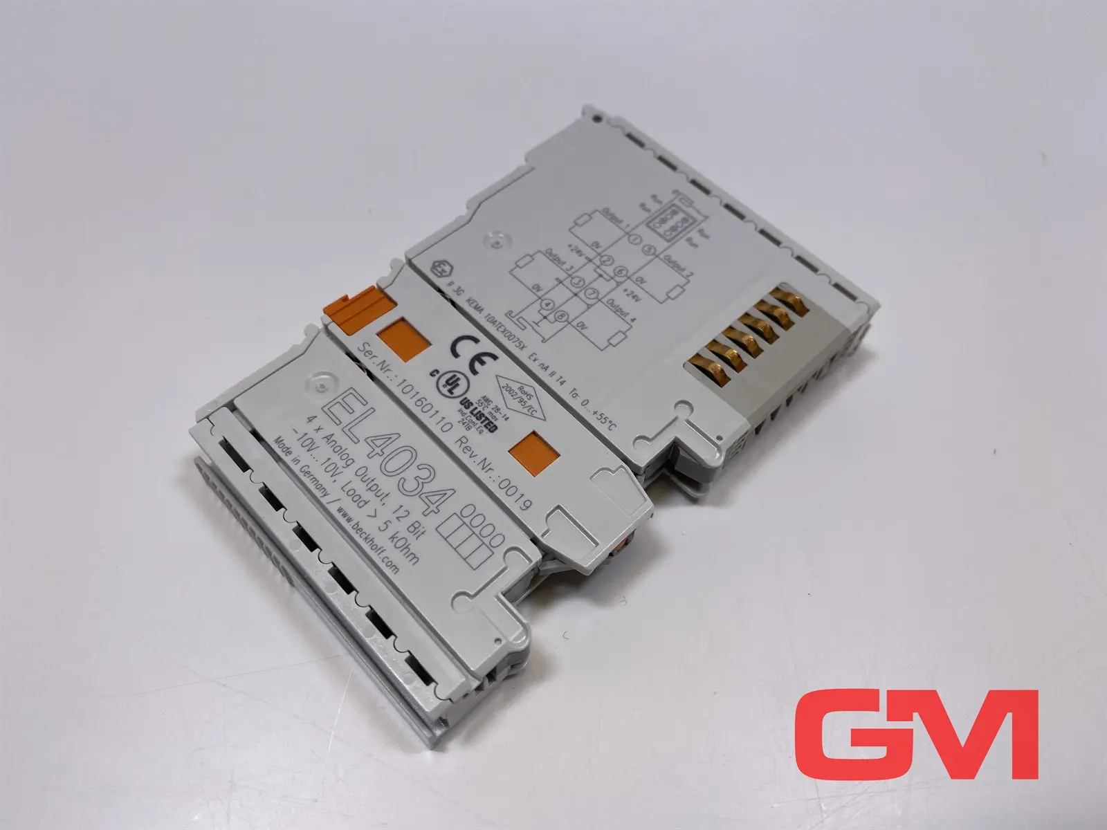 Produktfoto 1 von Beckhoff Analogausgangsmodul EL4034 Analog Output Module EL 4034-0000 Unit