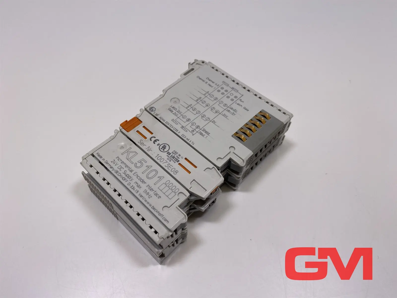 Produktfoto 1 von Beckhoff 1-Kanal-Encoder Interface KL5101 Incremental Encoder KL5101-0000